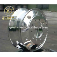 22.5x8.25 Polished Bothsides Ruedas de aluminio del carro